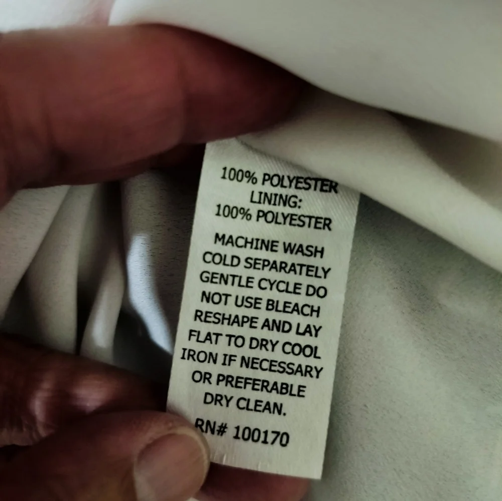 2884) Adrienne Vittadini Floral Ruffle Lined Tie Front Peasant Blouse Size Large - Picture 11 of 11